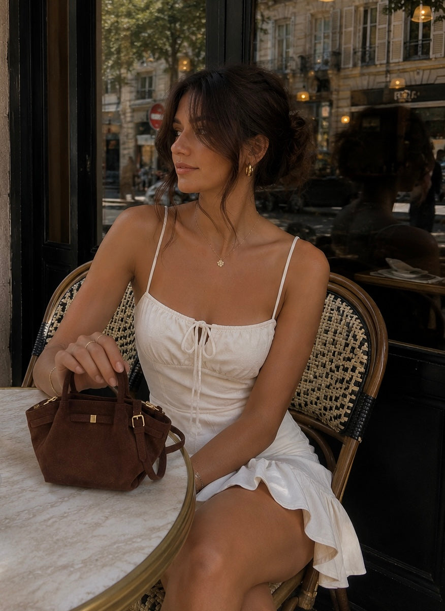 Sac “Velours Parisien” – Sac Élégant Femme