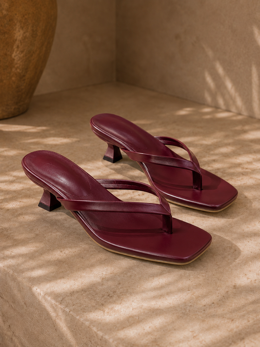 Sandales Élégance Minimaliste – Talon Chic & Design Épuré