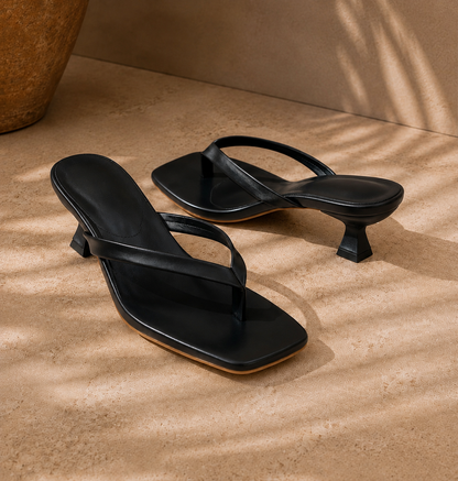 Sandales Élégance Minimaliste – Talon Chic & Design Épuré