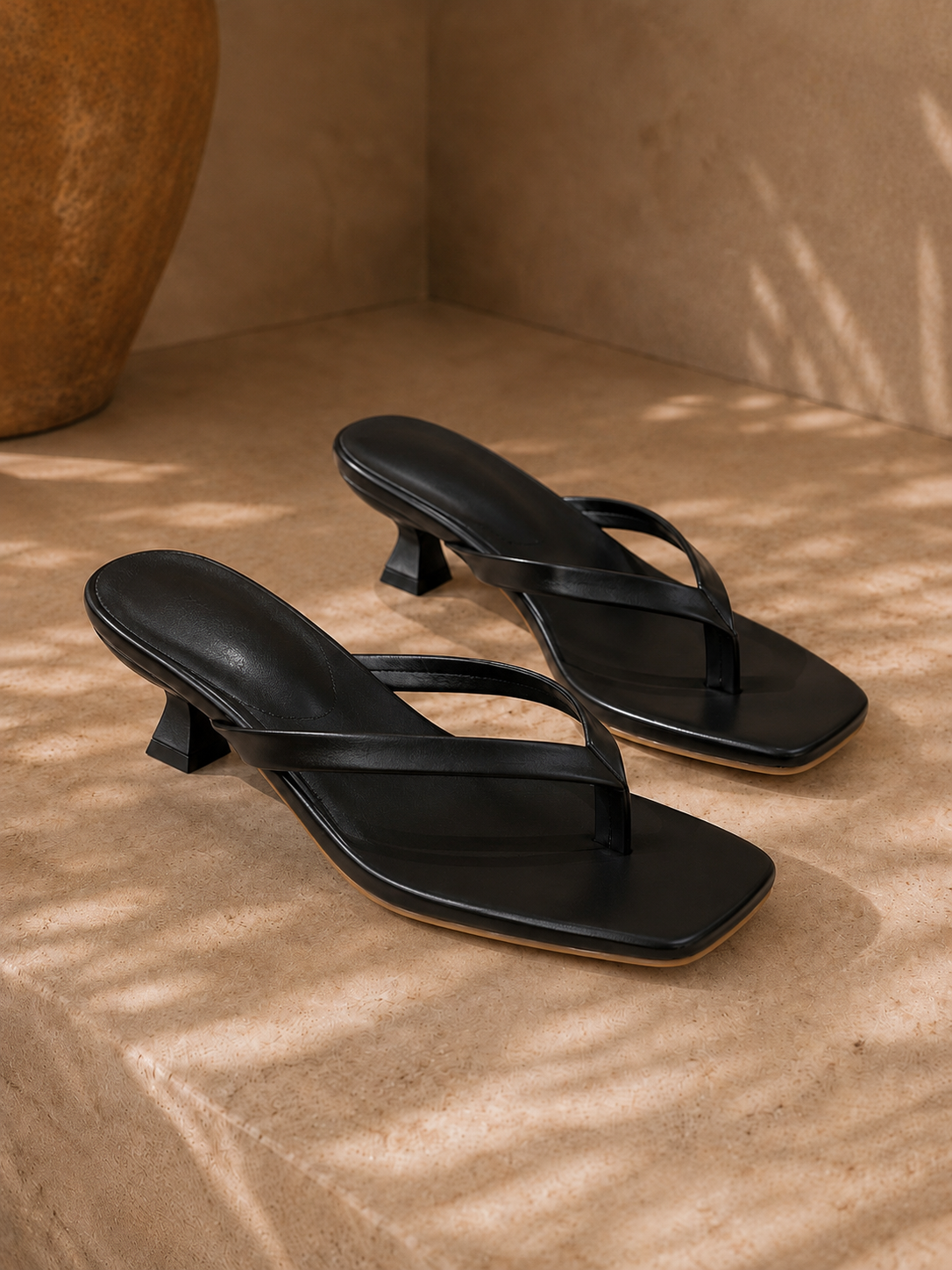 Sandales Élégance Minimaliste – Talon Chic & Design Épuré